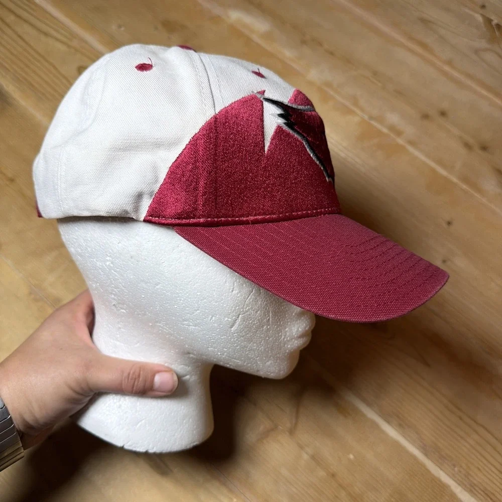 Vintage Reebok NFL Equipment Arizona Cardinals Shark‎ tooth Hat Cap Strap Back